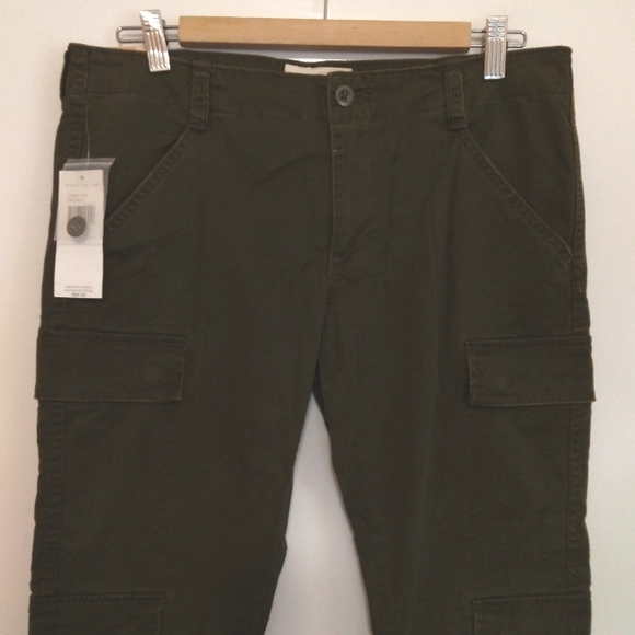 NEW RALPH LAUREN DENIM & SUPPLY ARMY GREEN CARGO PANTS WOMENS SZ 30 - Picture 4 of 10